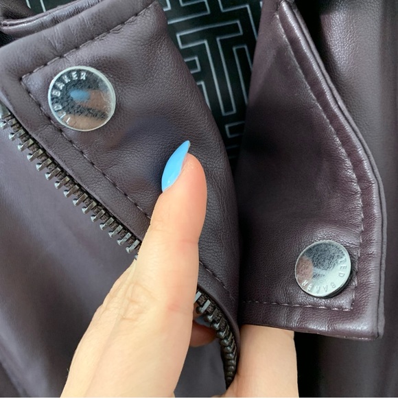 TED BAKER LONDON Leather Jacket - Picture 4 of 15